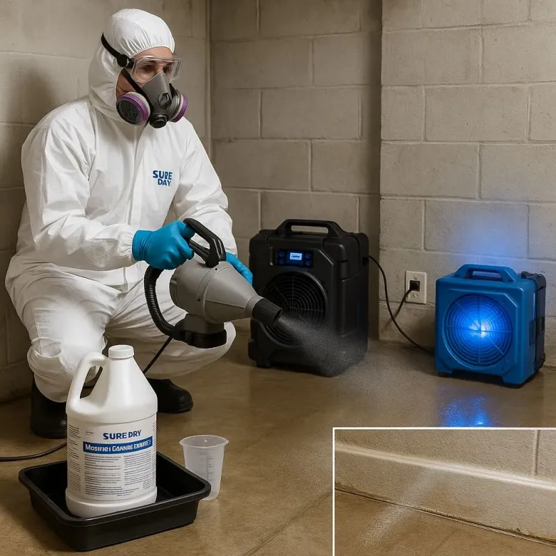 Sanitization and Odor Removal process in Cicero, IN